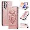 Luxus 3D Tier Leder Handy Brieftasche Hülle Buch Ständer Für iPhone 17 16 Pro Max Samsung Xiaomi Redmi Note 14 Honor Oppo Magnetischer Kartenhalter Klapphülle
