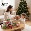 Square Cardboard Treat Boxes 24 Pcs DIY Christmas Advent Calendar Boxes, Days Countdown Gift Box, Blind Box Empty Number to Fill for Adults,