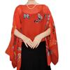 2025 Summer Women's Butterfly Print Silk Scarf and Sun Protection Shawl