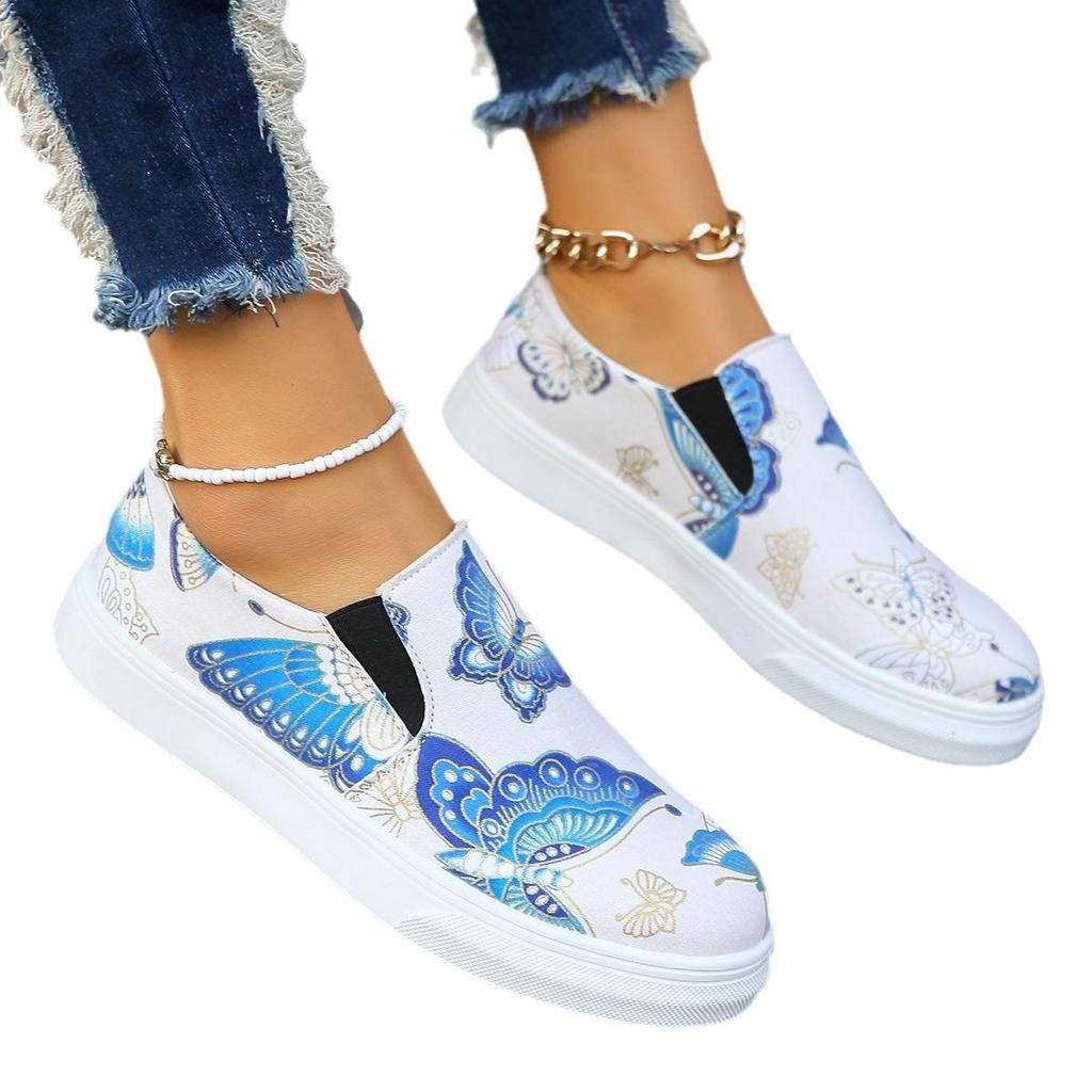 Single Shoe Women's Shallow Mouth Oversized Flat Shoes Board Shoes Loafer Shoes