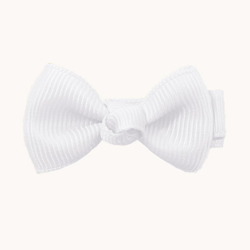 Twist Taille Geripptes Band Schleife Baby Haarspange – Niedlicher Handgemachter Kinder Kopfschmuck