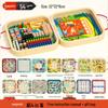 Multifunctional Wooden 7-in-1 Educational Game: Flying Chess & Checkers Set for Kids