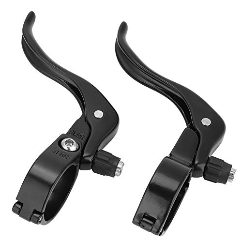 Auxiliary Brake Levers 31.8 (1 Pair) Bike Brake Levers, Road Bike Brake Lever Set, Universal Hand Brake Levers for Mountain Bikes (Black) Auxiliary Br