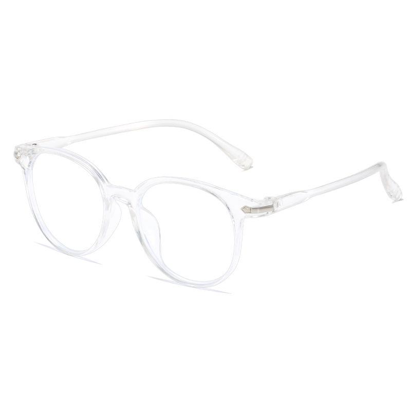 Anti-Blue Light Radiation Computer Men'S Plain Glasses Women'S Tide Big Face Flat Mirror Myopia Glasses Frame Flat Mirror