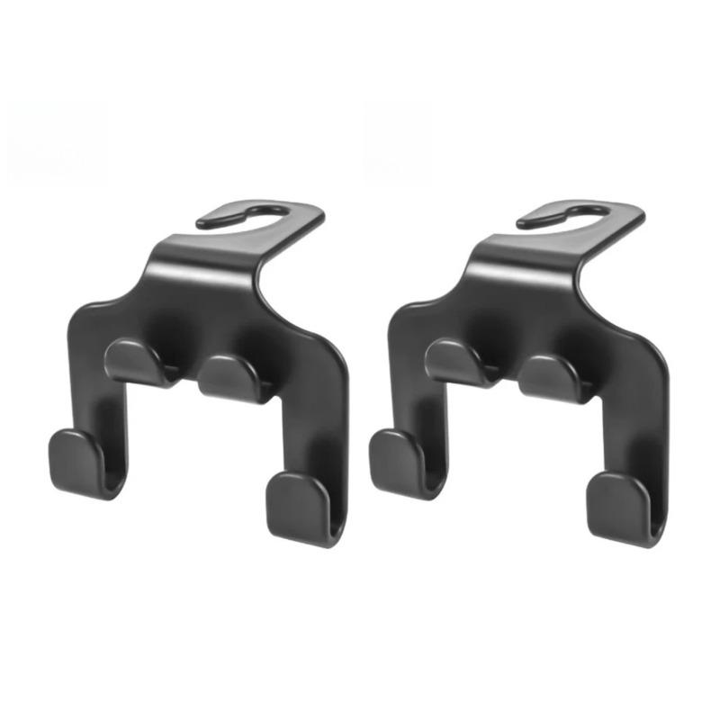 

4 шт. Многофункциональный крючок на спинку сиденья автомобиля с двойной головкой, держатель для телефона, подвеска на подголовник для хранения сумки, вешалка, аксессуары для интерьера автомобиля 4 IN 1 hook,2PCS