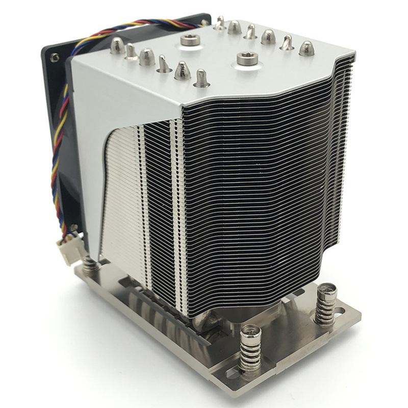 COOLSERVER P42 4U 6 Heatpipe CPU Cooler 250W 4pin PWM Fan Radiator Workstation/Server Heatsink For AMD SP3 Motherboard NO RGB