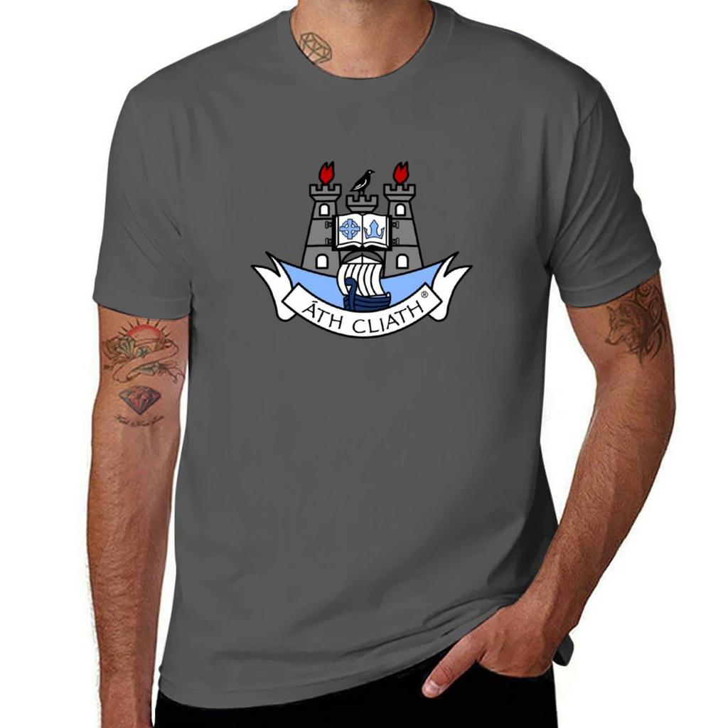 Dublin Gaa Logo Tshirt Modern Print Casual Tshirt