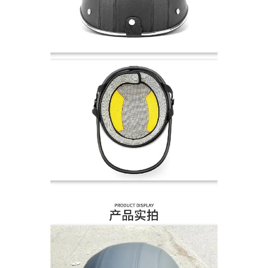 2024 New Motorcycle Half Helmet Baseball Cap Half Face Helmet Anti-UV Safety Hard Hat Helmet Motorcycle for Mens