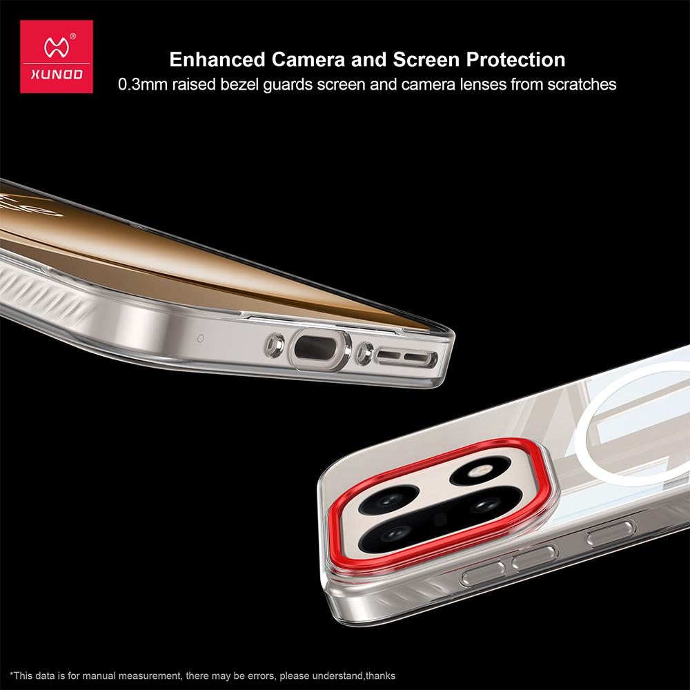 Xundd för OnePlus 15 Fodral Ultratunt Anti-Gulnande PC-Telefonfodral Reptåligt Skal för OnePlus 15 Kristalklart Fodral