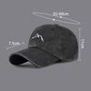 Washed Cotton Baseball Caps Mountain Embroidery Sunscreen Hats Unisex Trucker Hat  Summer