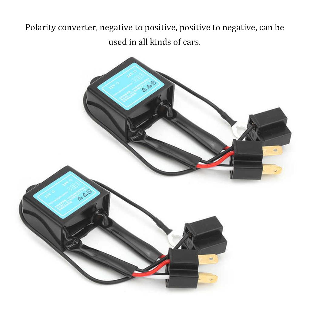 2X Reversed Polarity Converter Switch Harness Adapter Polar Inverter