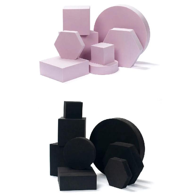 Creative Hard Foam Geometric Cube Life Photo Material Three-dimensional Ornaments Photography Props Makeups Cube Photoshoot