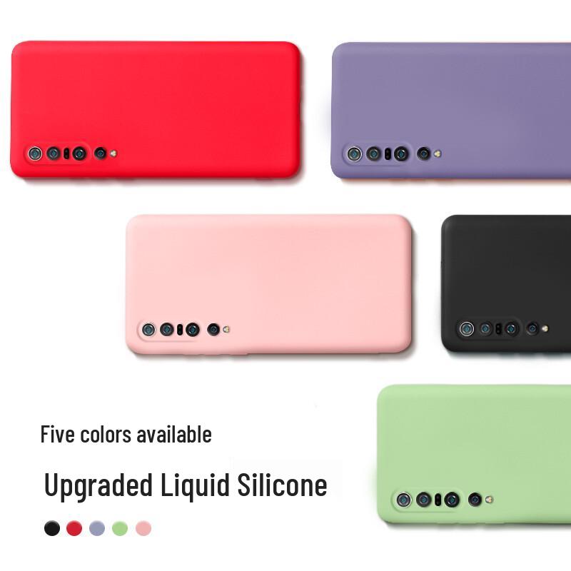 KEKLLE Xiaomi Liquid Silicone Phone Case with Full-Coverage Lens Protection