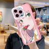 Zero Two Darg v pouzdru FranXX Anime Phone Case pro iPhone 15 14 13 12 11 Mini Pro Max X XR XSMax 7 8 Plus SE Transparent Cover
