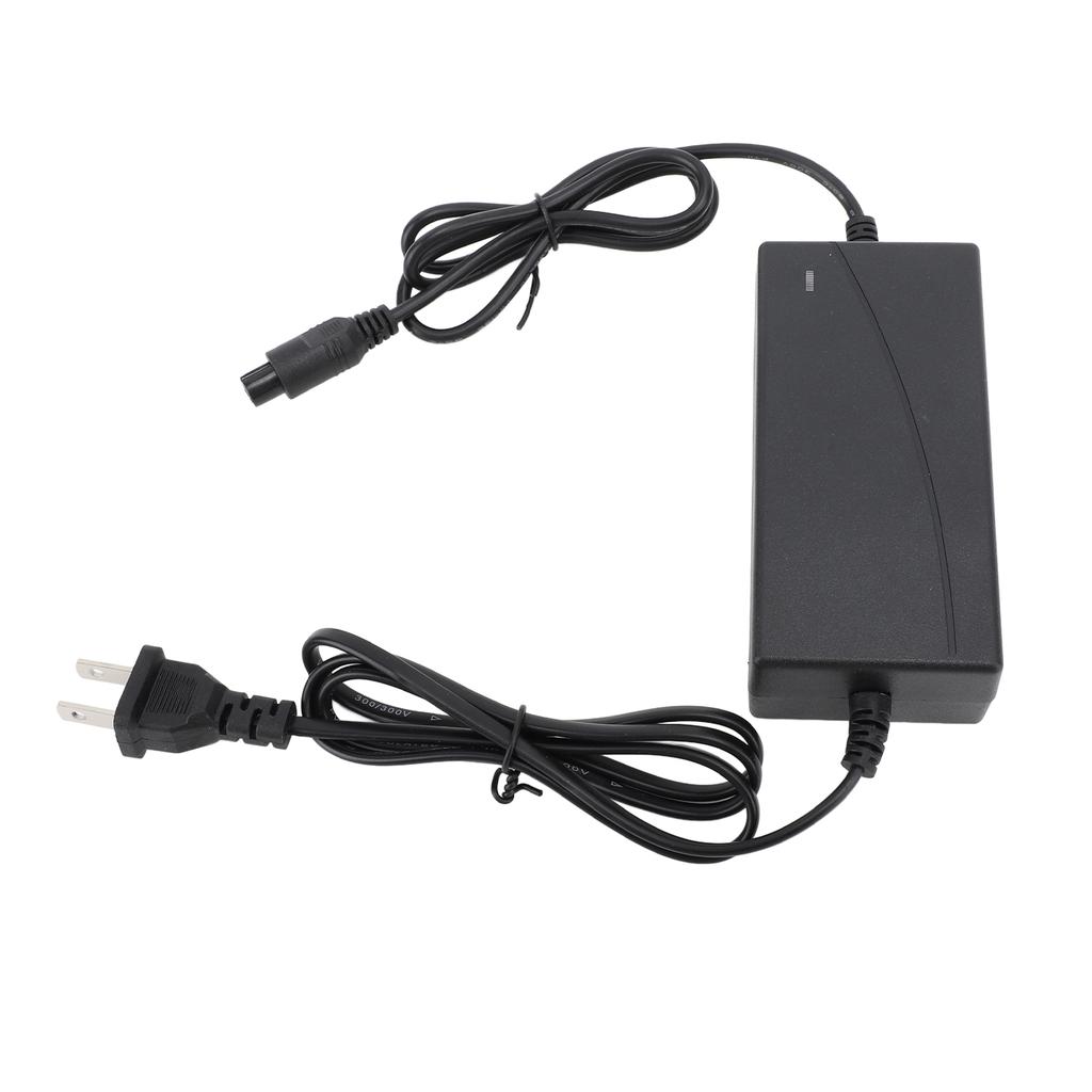 Electric Bike Charger 42V 0.5A Flame Retardant Plastic Multi Protection Scooter Battery Charger