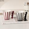 Retro Striped Ceramic Mug Creative Handle Latte Coffee Mug High Beauty Couple Cup Beverage Cup Home Water Cup Breakfast Cups