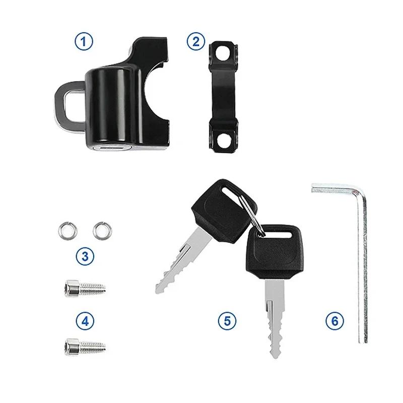 Motorcycles Helmet Lock Anti-theft Helmet Lock Handlebar Mount Motorcycle Electric Motorbike Security Lock Accessories