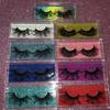 Free Sample 25mm Mink Eyelashes Vendor 3d Mink Lashes with Eyelash Packaging Box