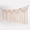 Macrame Wall Hanging Tapestry Hand-Woven Curtain for Home Bedroom Decoration
