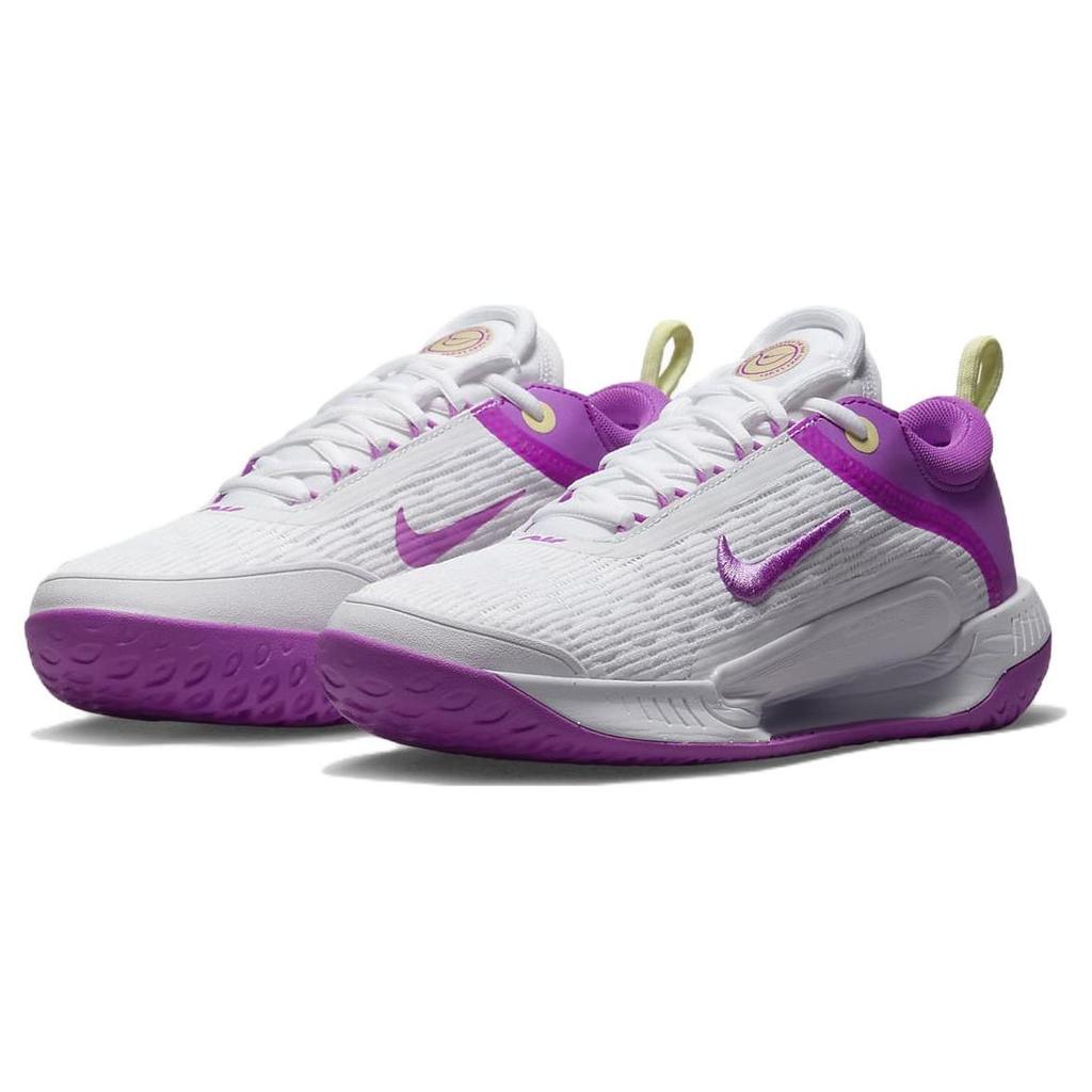 NikeCourt Air Zoom NXT HC White Fuchsia Dream Women Sneakers Citron-Tint DV3282-100