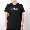 adidas T Shirts Men's Black Crew Neck Moderate Straight Fit EK4730