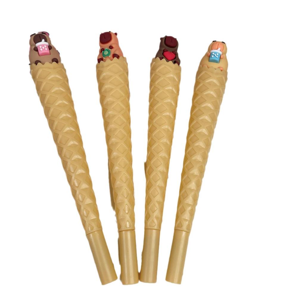 Creative Cartoon Ice Cream Ballpoint Pen - Realistic Student Gift and Stationery Item
