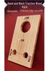 Manette e Manette ai Piedi in Legno Fatte a Mano Long Love per Restrizione di Coppie