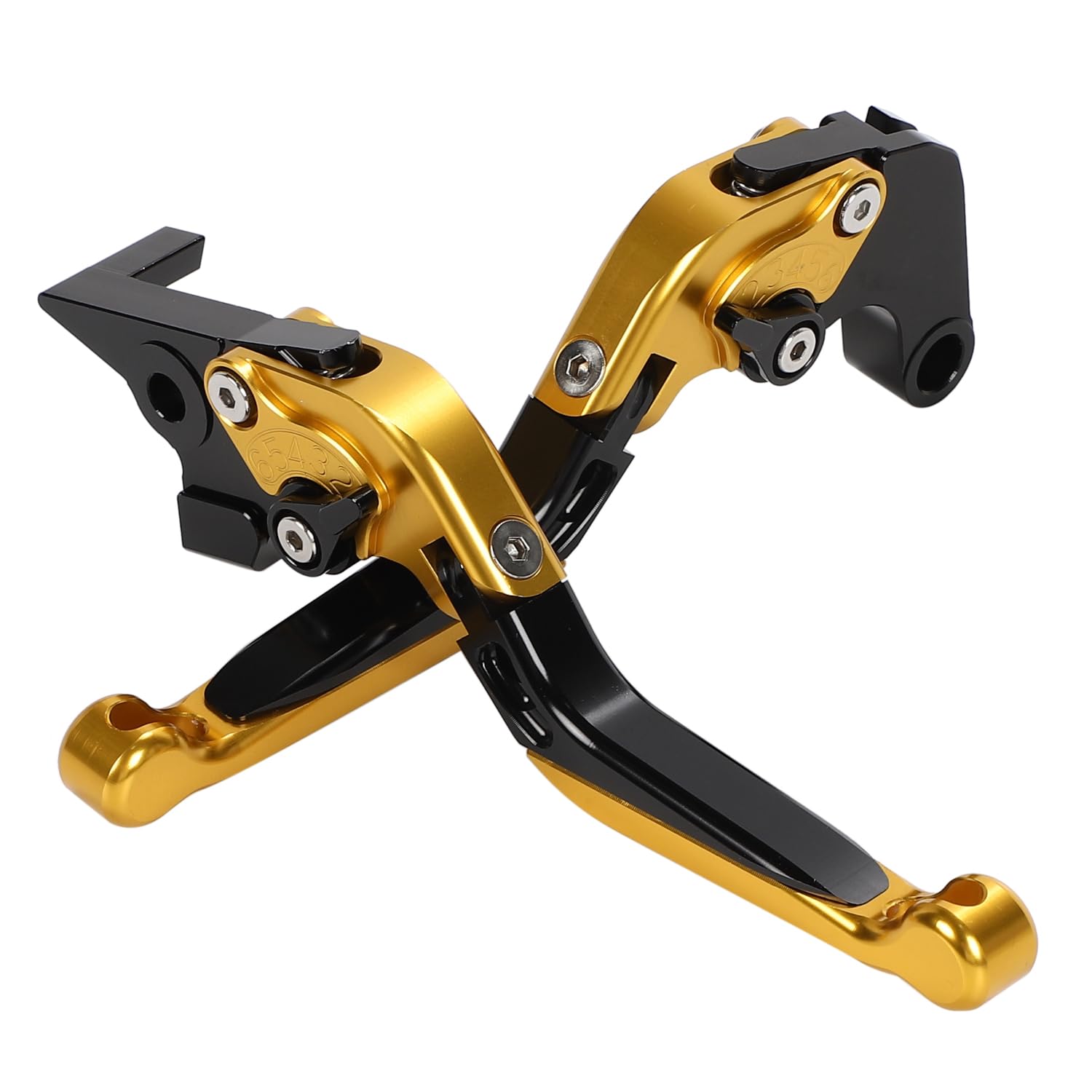 

nakira Комплект рычагов тормоза и сцепления FZ07 MT07 FJ09 MT09 Tracer FZ10 MT10 SR FZ1 FZ8 FZ6R FZ6 / 14-19/ FAZER/NIKEN 2019/ / (Золото) золотой