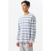 Customellow Grey STripe Long Sleeve T shirT cwTas25215gyx