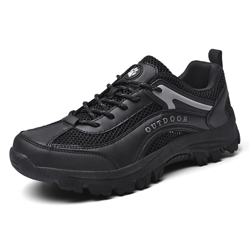Foreign Trade Hiking Shoes, Outdoor Hiking and Off-road Travel Shoes, Breathable Mesh, Leisure Sports Running Shoes, Large Size