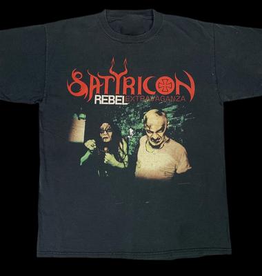 Vintage Satyricon FILTHGRINDING AMERICA Rebel Extravaganza Tour T-shirt US731 Unisex T-Shirt