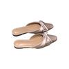 Pink Bow Bag Head Half Slippers Fairy Temperament Fairy Half Support Single Shoes