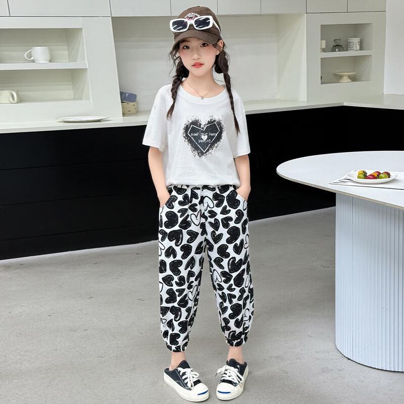 Mumu House Girls' 2026 Summer Casual Two-Piece Set