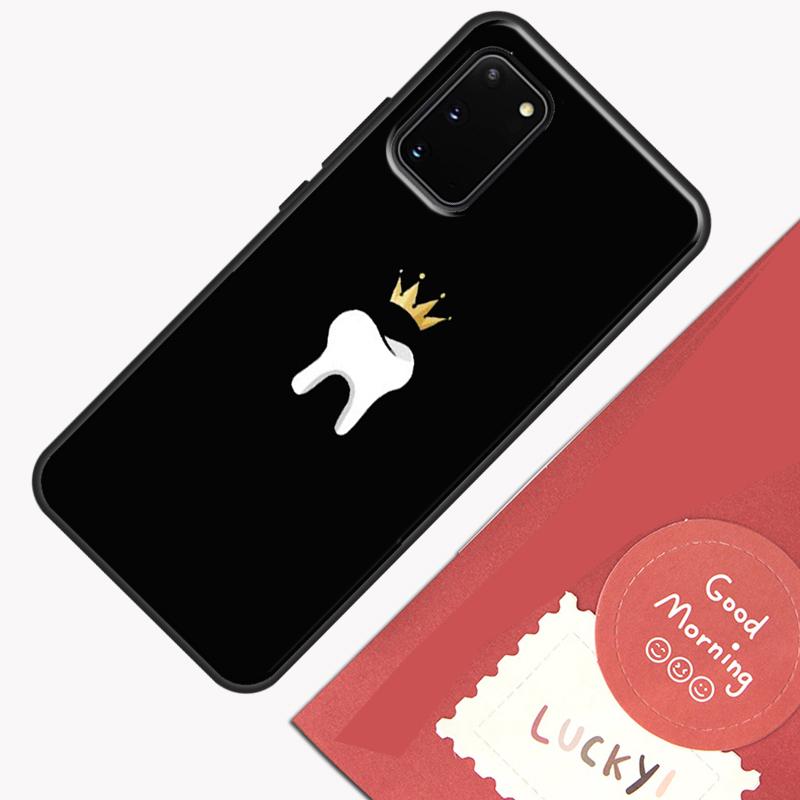 Cute Tooth Dentist Phone Case For Samsung Galaxy S23 S26 Ultra S20 S21 S22 S24 S25 Plus S10 S25 FE Cover Shell