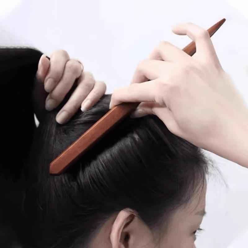 Curly HairFluffy Three-row Comb Hair CombEvening Makeup UpdoPointed Tail Comb