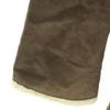 KETTY Long sleeve Boa liner with hood Leather coat M Brown Women Used