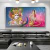 Radha Krishna  Buddha Canvas Art Prints  Modern Wall Decor for Living Room Unframed