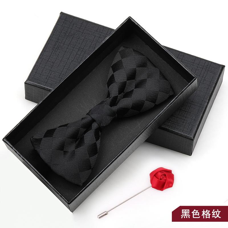 Bow Tie Men'S Wedding Groom Best Man Red Suit Shirt British Brothers Korean Bow Women'S Gift Box