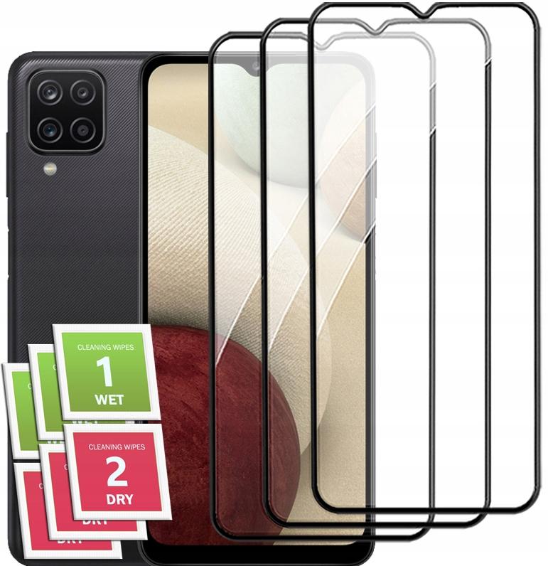 3x FULL SCREEN GLASS FOR SAMSUNG A12 / M12 FULL TEMPERED GLASS 5D