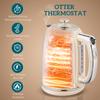 Polished Retro 40-100 Degrees C Kettle and Toaster Set - Cream
