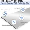 1PC 30CM/11.81IN  Stainless Steel Trim Strips 304 Brushed Finishing Sheet Metal Gap Strip Filler Trim for Kitchen Tools