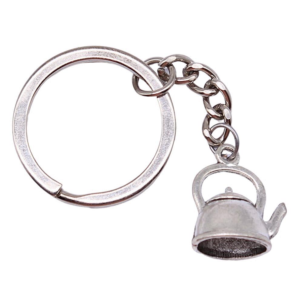 Food Keychain Breakfast Theme Party Birthday Key Holder 28mm Ring