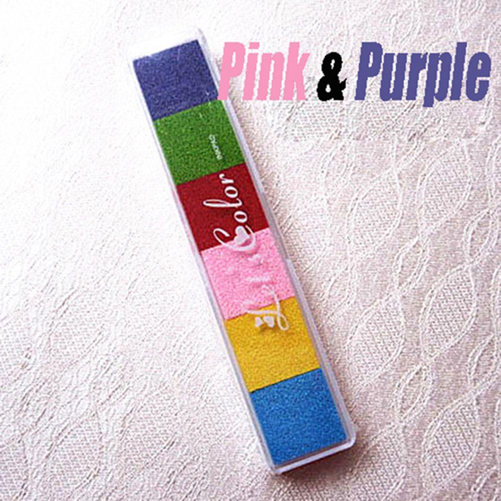 1 Pc Kids Toys Non-Toxic Gradient Color Ink Pad DIY Inkpad Rubber Stamp Oil Based Finger Print Nice Gift for Children Stamp