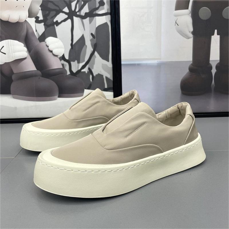 Mens Ice Silk Casual Shoes Summer New Breathable Soft-sole Casual Flats Shoes Canvas Shoe Outdoor Comfortable Sneakers Man Tenis