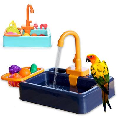 Water Basin, Pet Cage, Pet Feed Bowl, Bird Accessories, Shower, Bathroom, Toys