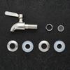 Stainless Beverage Tap 12mm Easy Flowing Metal Tap for Wine & Juice Serving