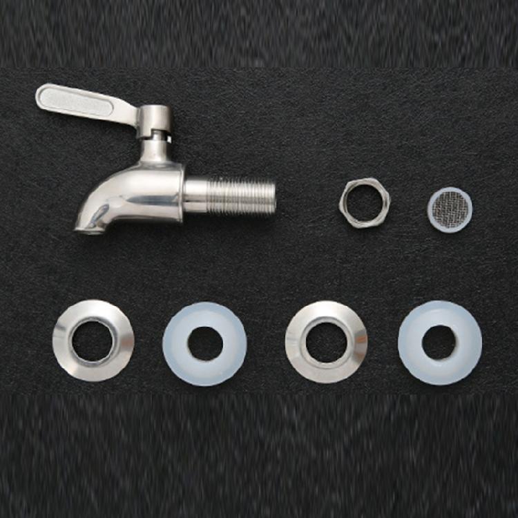 Stainless Beverage Tap 12mm Easy Flowing Metal Tap for Wine & Juice Serving