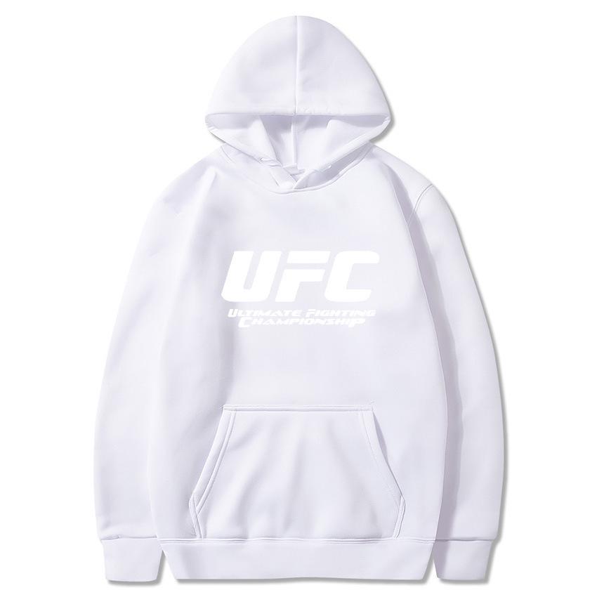 Unisex Herbst/Winter UFC Bedruckter Hoodie - Trendige Plus Samt Freizeit Sportbekleidung