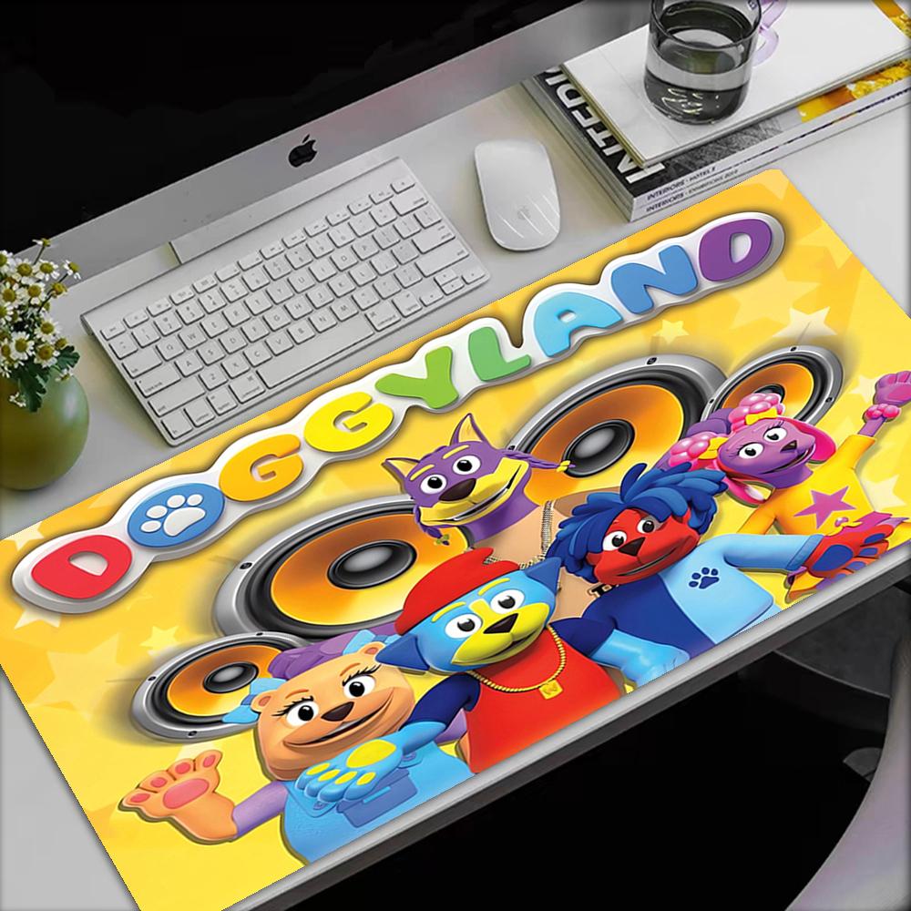 Doggyland Theme Mouse Pad, Non Slip Rubber Base, Multifunctional Office & Home Decor, Perfect for Workspace Personalization.