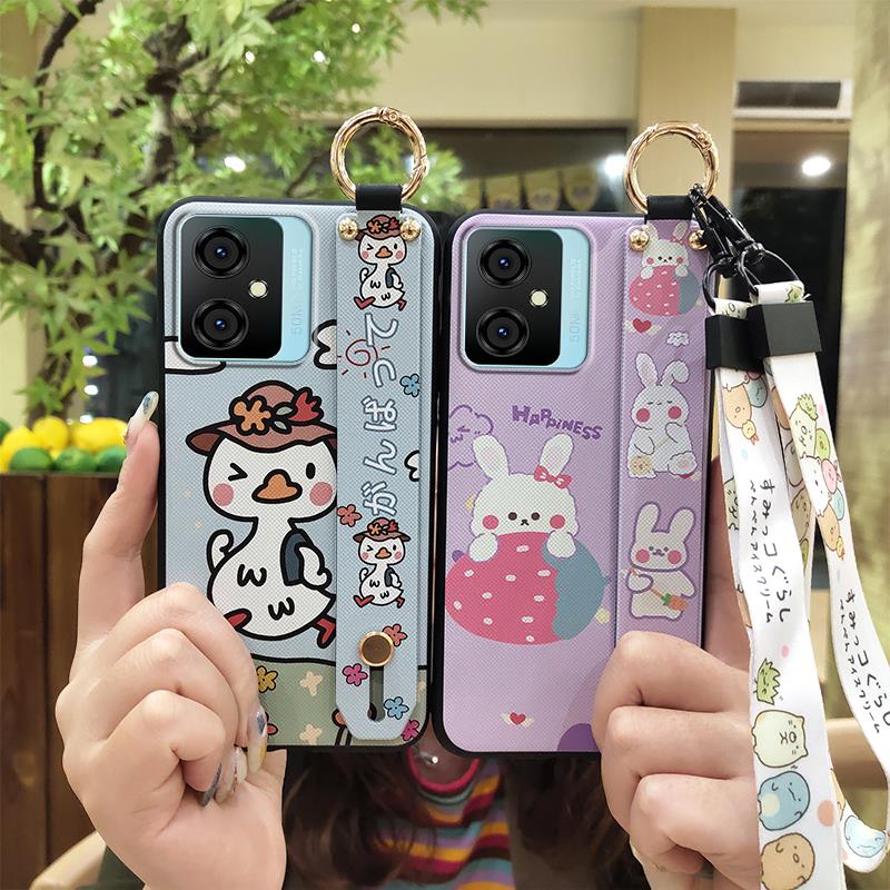 Waterproof Soft case Phone Case For Blackview Oscal C70 Durable Dirt-resistant Phone Holder Lanyard Wristband Anti-dust